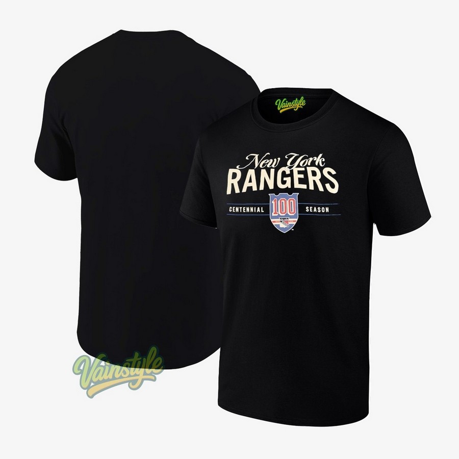 New York Rangers Centennial Season 100th Anniversary T-Shirt New York Rangers Centennial Season 100th Anniversary T-Shirt
