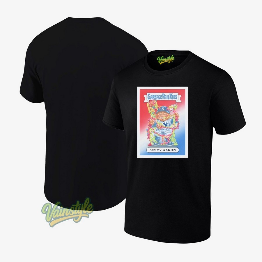 New York Yankees Garbage Pail Kids Gummy Aaron T-Shirt New York Yankees Garbage Pail Kids Gummy Aaron T-Shirt