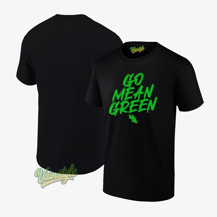 North Texas Mean Green Slogan Go Mean Green T-Shirt