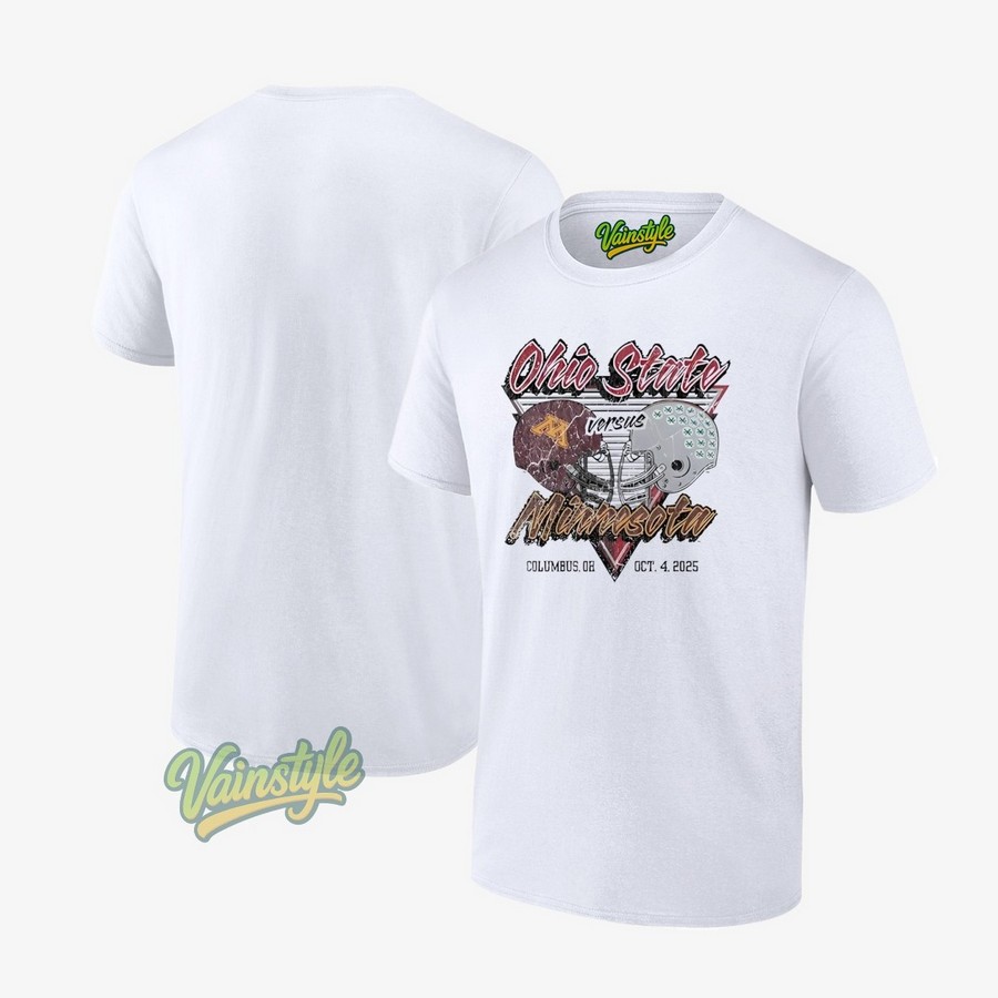 Ohio State Buckeyes Vs Minnesota Gophers Football 2025 T-Shirt Ohio State Buckeyes Vs Minnesota Gophers Football 2025 T-Shirt