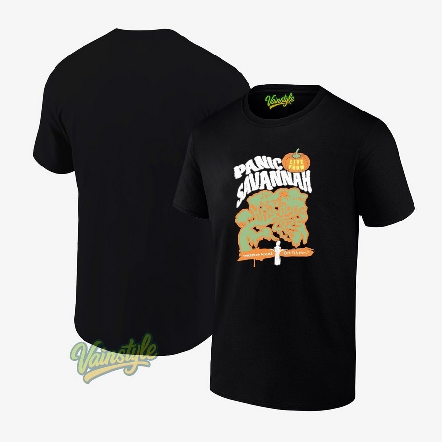 Panic Savannah Live From Halloween 2025 T-Shirt Panic Savannah Live From Halloween 2025 T-Shirt