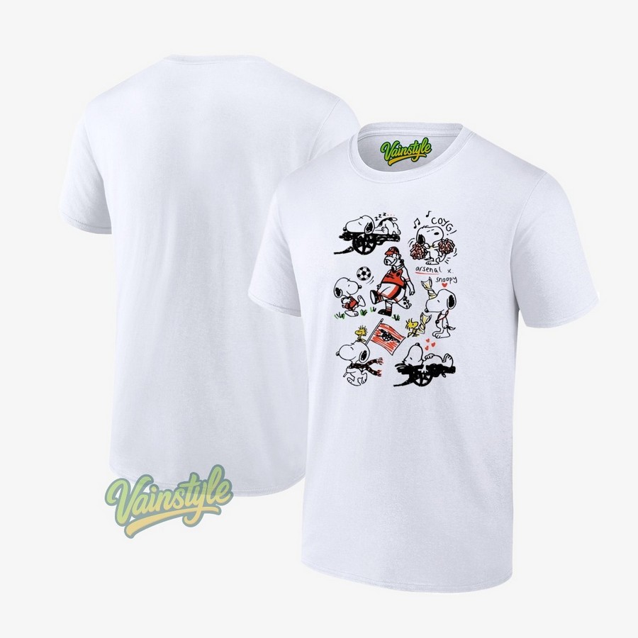 Peanuts Arseal Snoopy T-Shirt Peanuts Arseal Snoopy T-Shirt