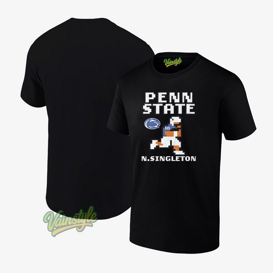 Penn State Nittany Lions Nicholas Singleton Football T-Shirt Penn State Nittany Lions Nicholas Singleton Football T-Shirt