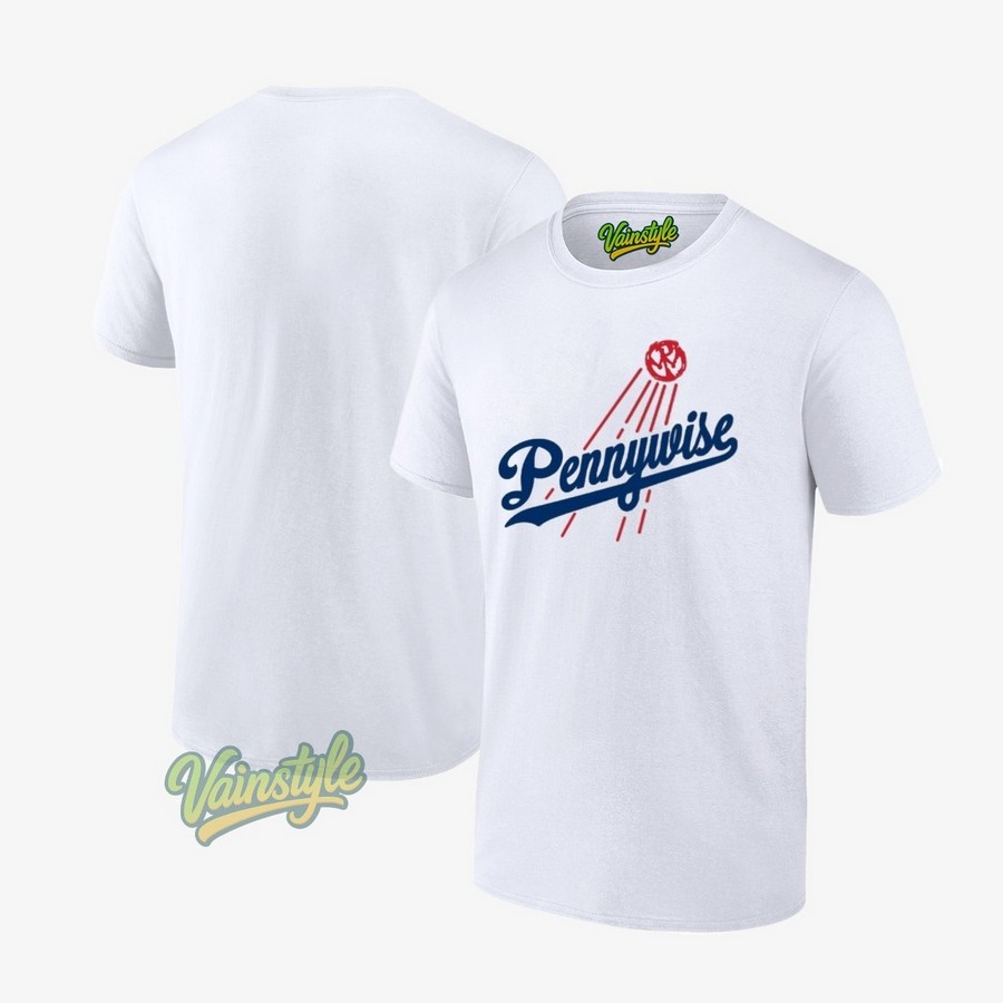 Pennywise Baseball Los Angeles Dodger Baseball Mlb T-Shirt