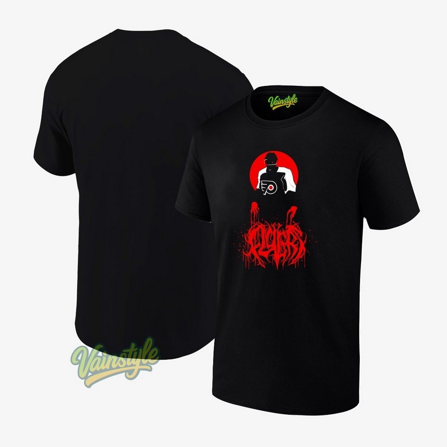Philadelphia Flyers Hockey Horror Blood T-Shirt Philadelphia Flyers Hockey Horror Blood T-Shirt