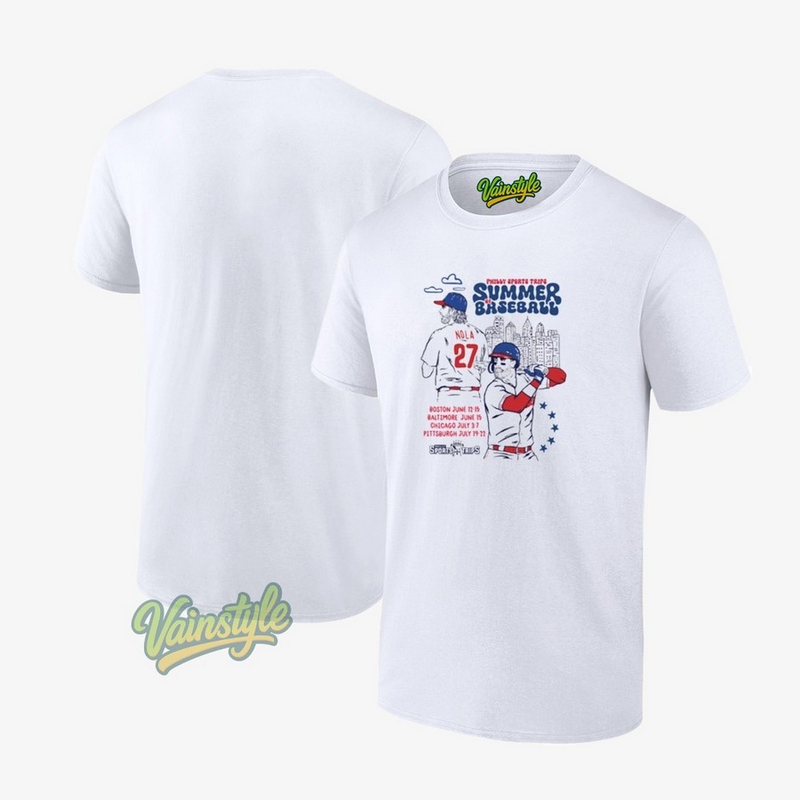 Philadelphia Phillies Aaron Nola Summer Or Baseball Baston June Baseball T-Shirt