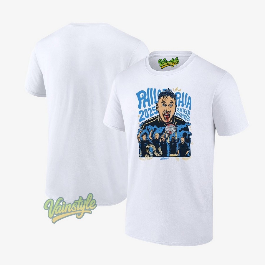 Philadelphia Union Shield Winners 2025 T-Shirt Philadelphia Union Shield Winners 2025 T-Shirt