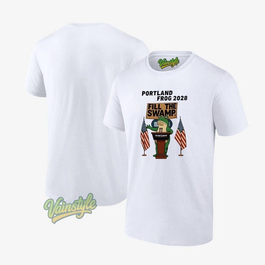 Portland Frog 2028 Ribbed Round Neck T-Shirt