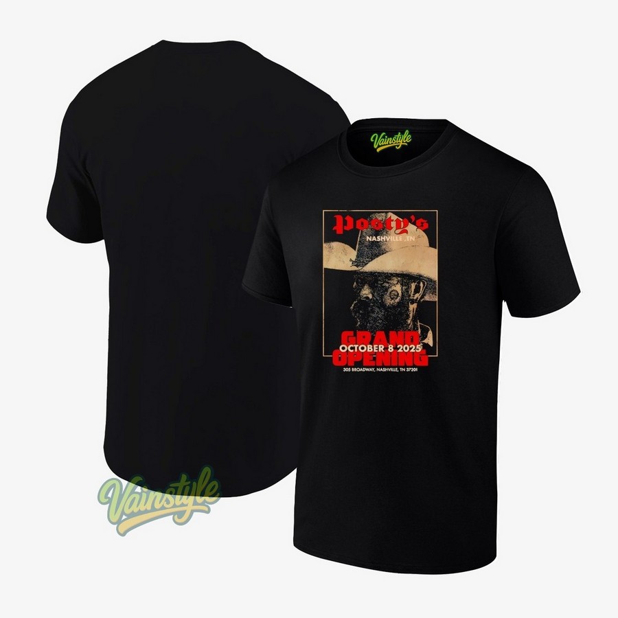 Posty's Bar 10 8 2025 Nashville T-Shirt Posty's Bar 10 8 2025 Nashville T-Shirt