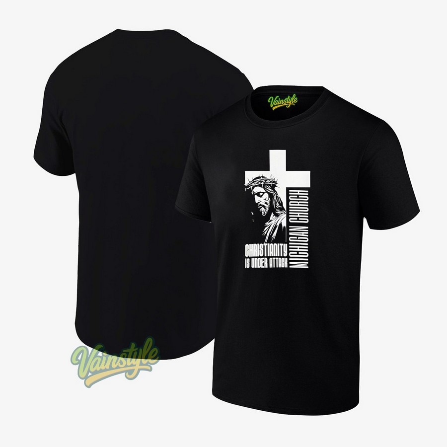 Pray For Grand Blanc Michigan Christianity Is Under Attack T-Shirt Pray For Grand Blanc Michigan Christianity Is Under Attack T-Shirt