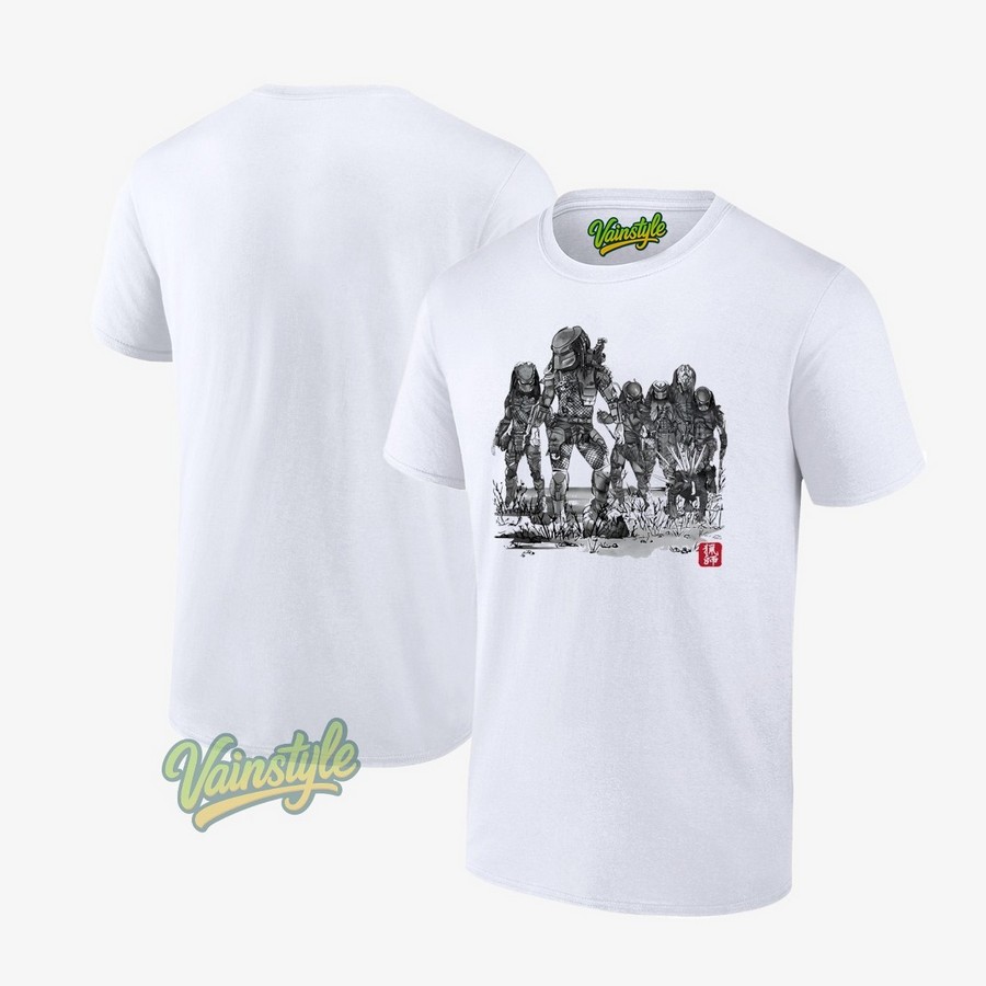 Predator In Sumi-E Art Style T-Shirt Predator In Sumi-E Art Style T-Shirt