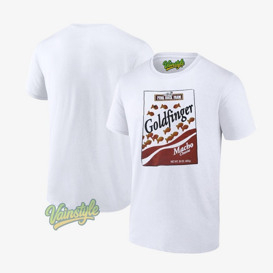 Punk Rock Farm Goldfinger Macho Cheese T-Shirt Punk Rock Farm Goldfinger Macho Cheese T-Shirt