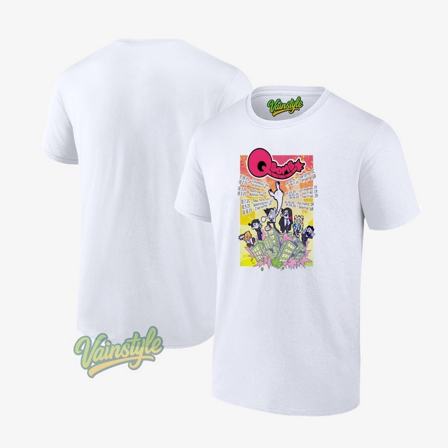 Qbomb Tour 2025 Posters T-Shirt Qbomb Tour 2025 Posters T-Shirt
