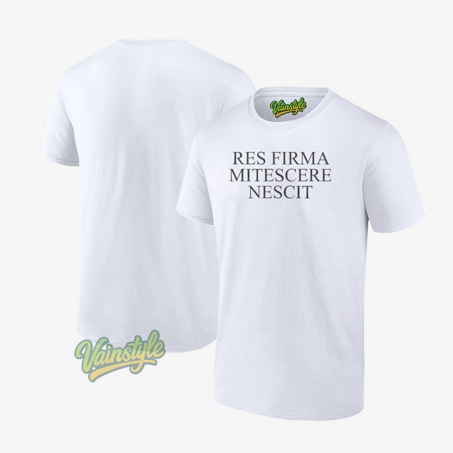 Res Firma Mitescere Nescit Ringer T-Shirt