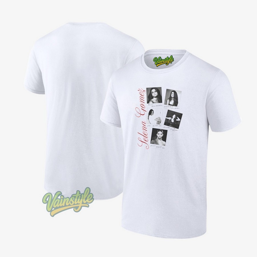 Revival Polaroid Selena Gomez T-Shirt Revival Polaroid Selena Gomez T-Shirt