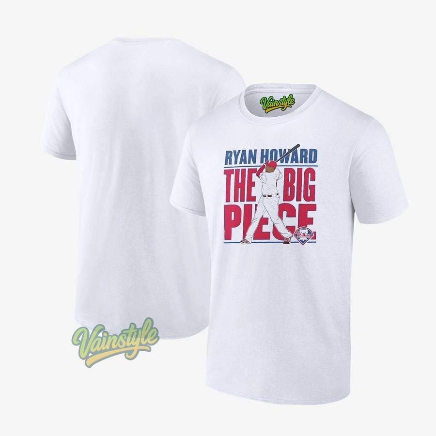 Ryan Howard Philadelphia Phillies Cooperstown Player T-Shirt Ryan Howard Philadelphia Phillies Cooperstown Player T-Shirt