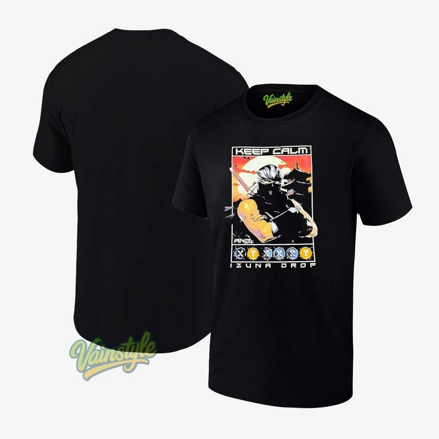 Ryu Hayabusa Keep Calm And Izuna Drop T-Shirt Ryu Hayabusa Keep Calm And Izuna Drop T-Shirt