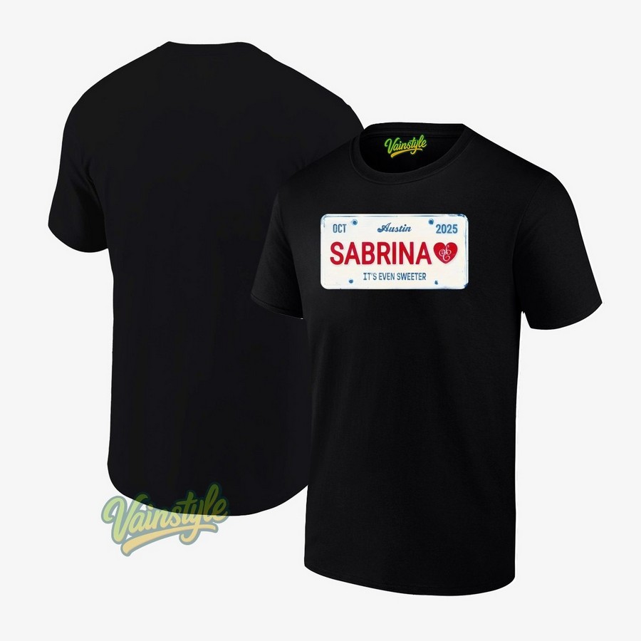 Sabrina Carpenter Austin October 2025 T-Shirt Sabrina Carpenter Austin October 2025 T-Shirt