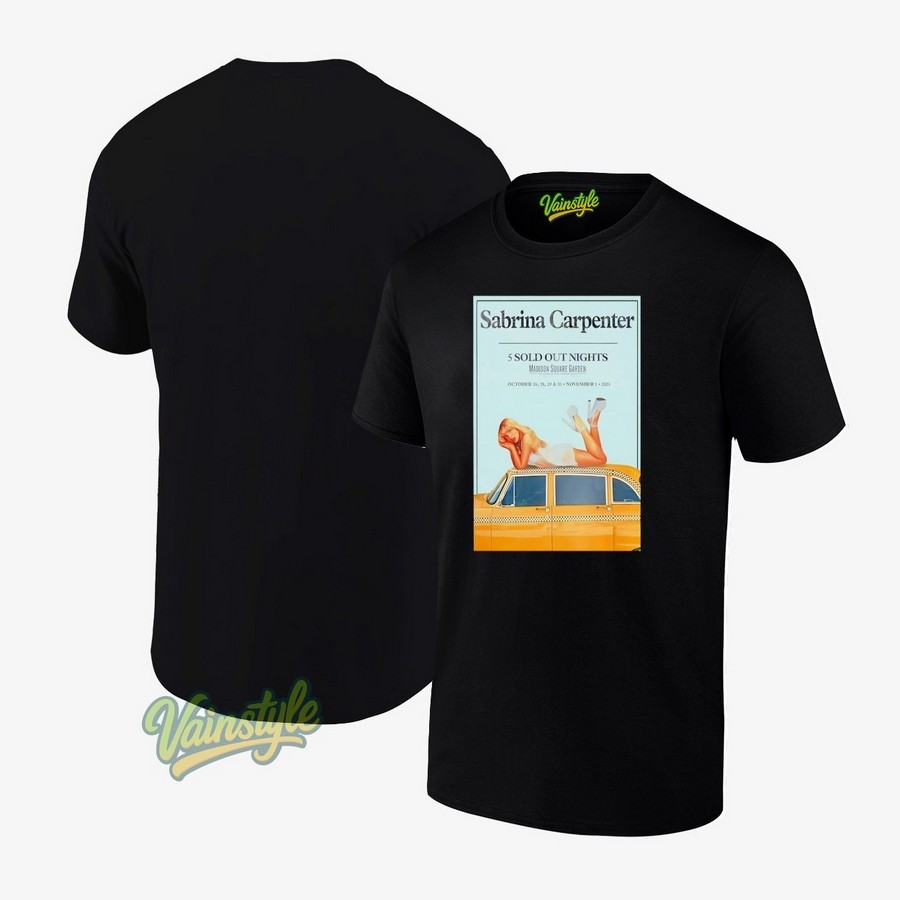 Sabrina Carpenter Tour New York City 2025 Poster T-Shirt