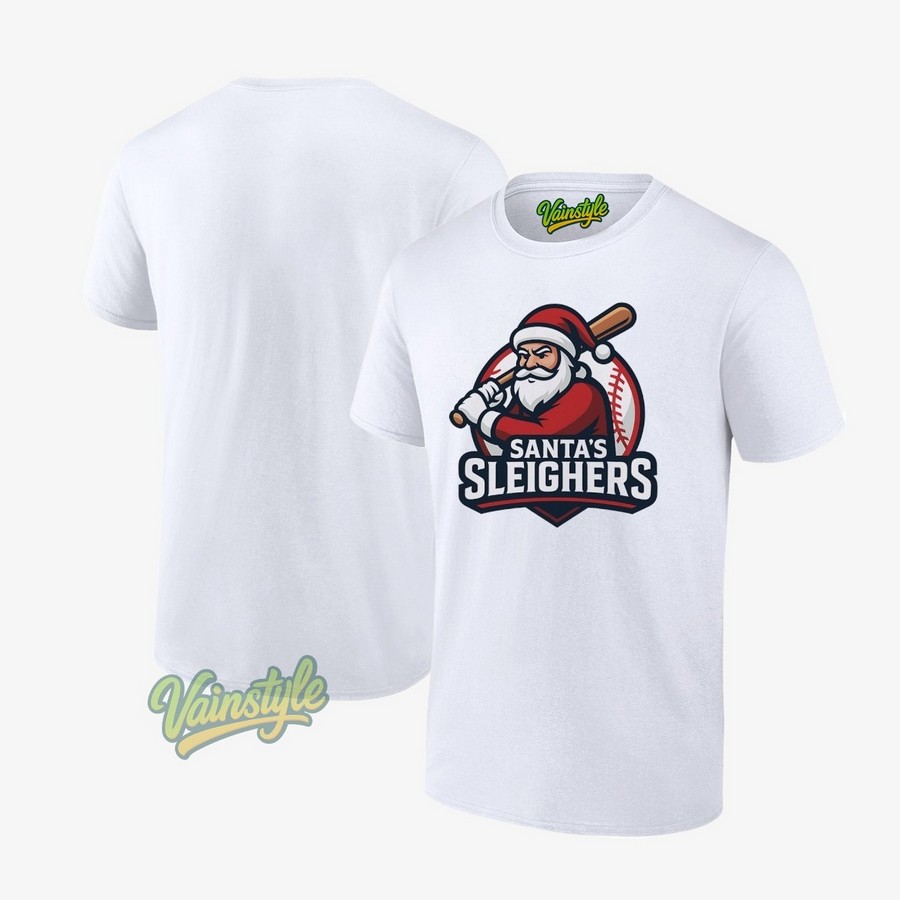 Santa’s Sleighers Logo Christmas T-Shirt