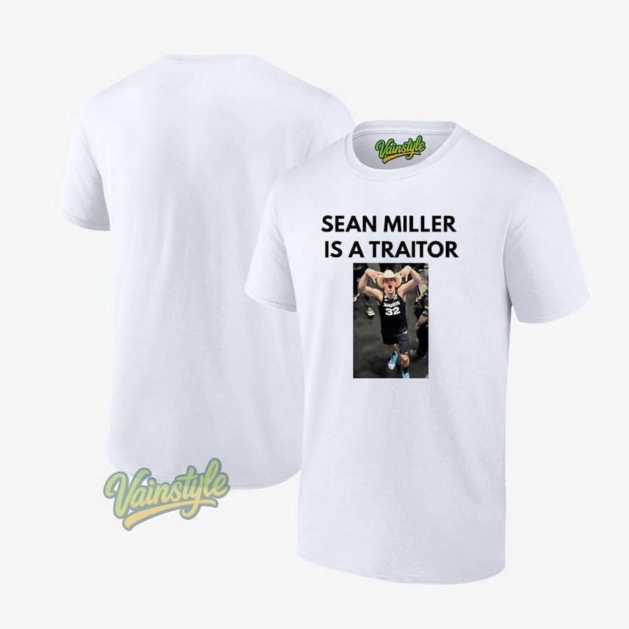 Sean Miller Is A Traitor Xavier Musketeers Basketball 2025 Photo T-Shirt