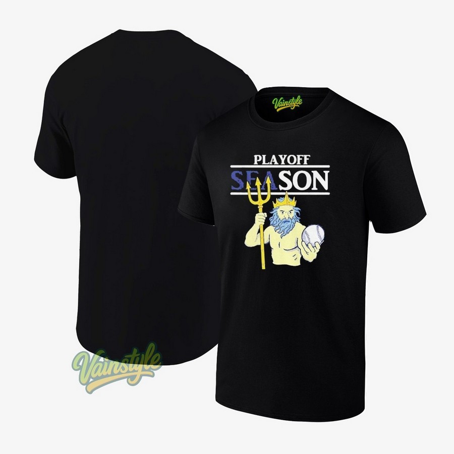 Seattle Mariners Playoff Season Poseidon Trident T-Shirt
