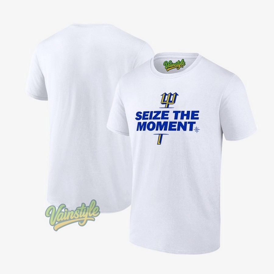 Seattle Mariners Seize The Moment Mlb Baseball T-Shirt Seattle Mariners Seize The Moment Mlb Baseball T-Shirt