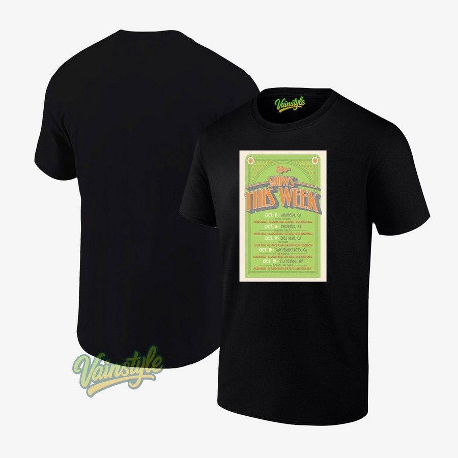 Shows This Week October 2025 Ripe Poster T-Shirt
