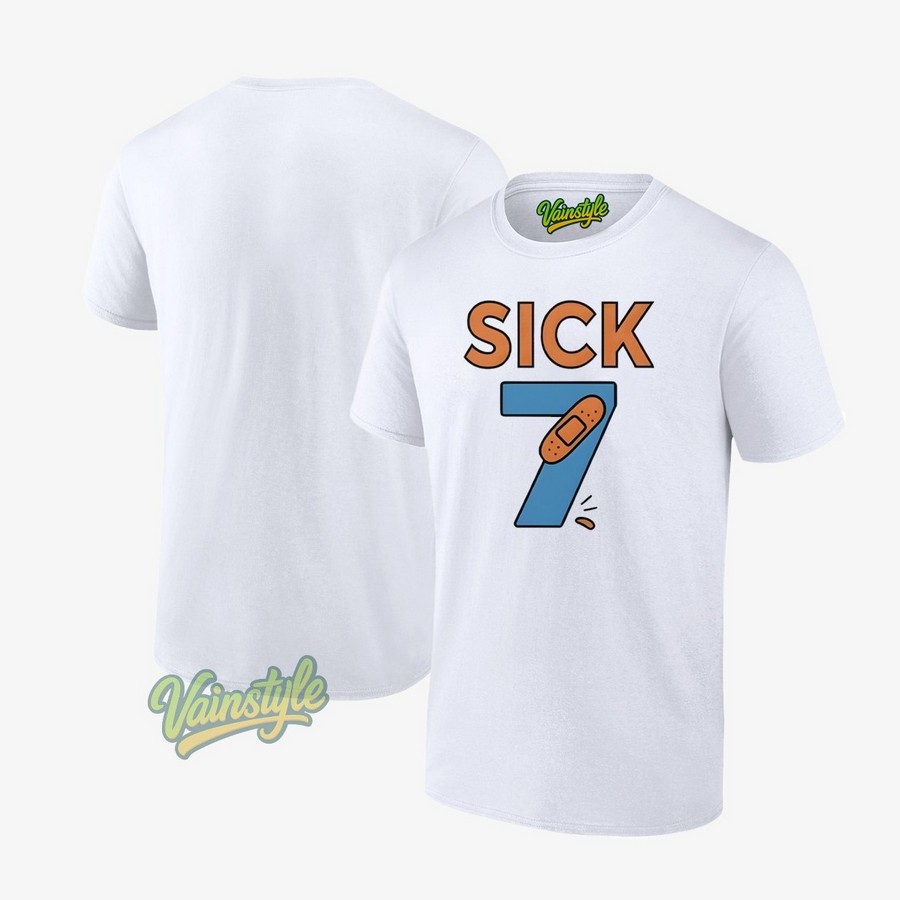 Sick Seven Meme Six Seven Fun Wordplay T-Shirt