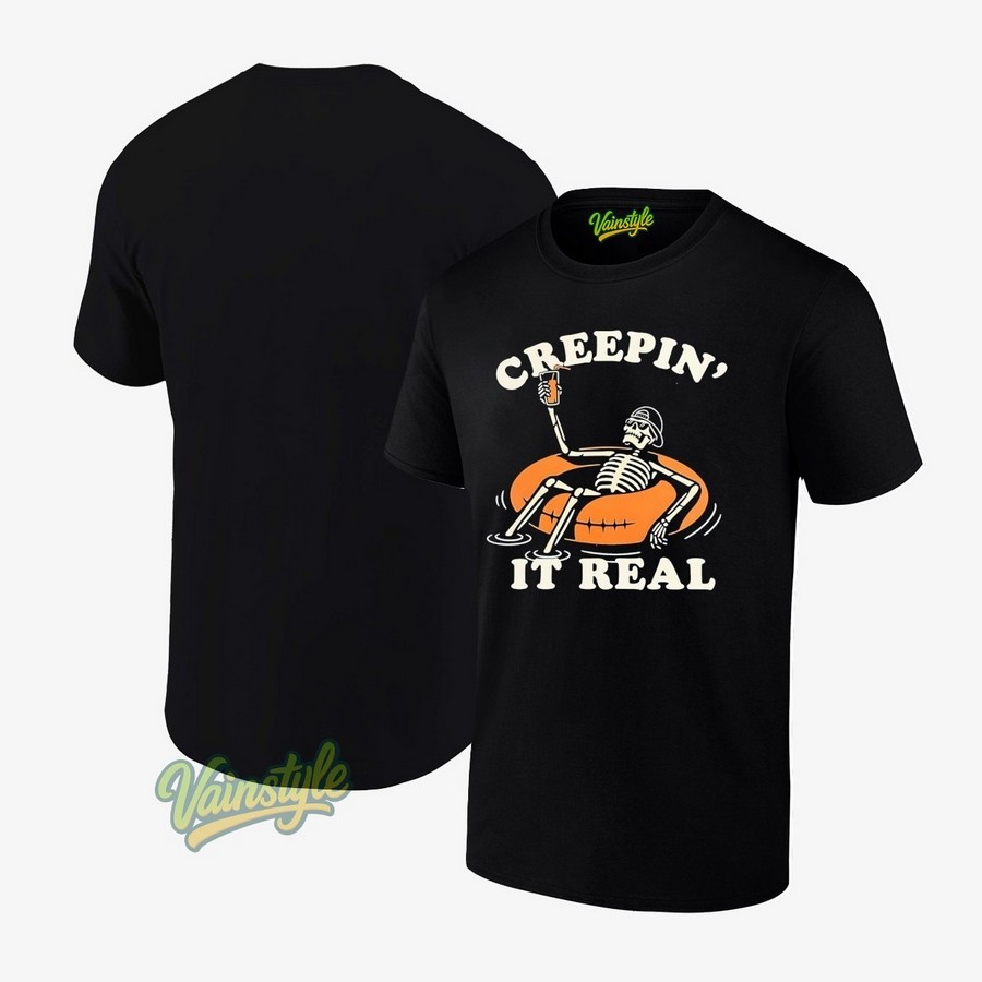 Skeleton Creepin’ It Real T-Shirt