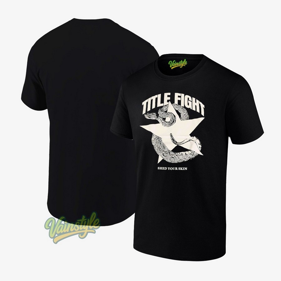 Snake With Star Title Fight Shed Your Skin T-Shirt