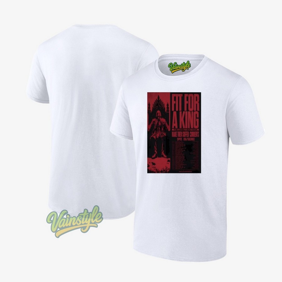 Spite And 156 Silence The Lonely God Tour 2025 Poster T-Shirt Spite And 156 Silence The Lonely God Tour 2025 Poster T-Shirt