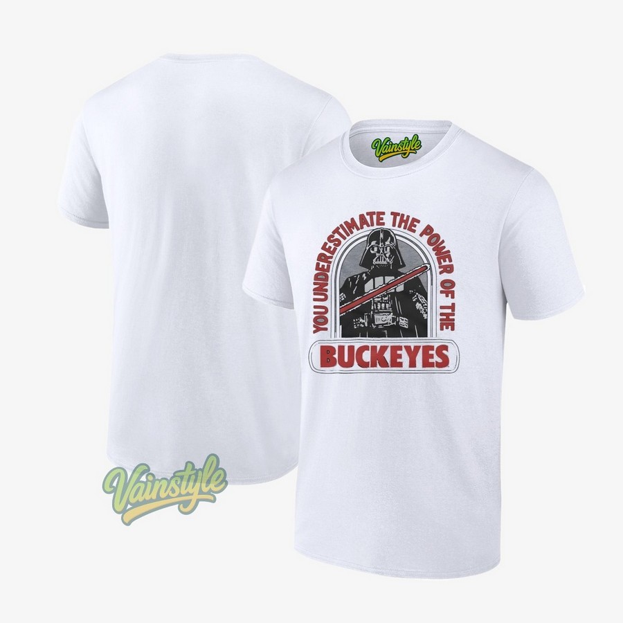 Star Wars Darth Vader Ohio State Buckeyes You Underestimate The Power Of The T-Shirt Star Wars Darth Vader Ohio State Buckeyes You Underestimate The Power Of The T-Shirt