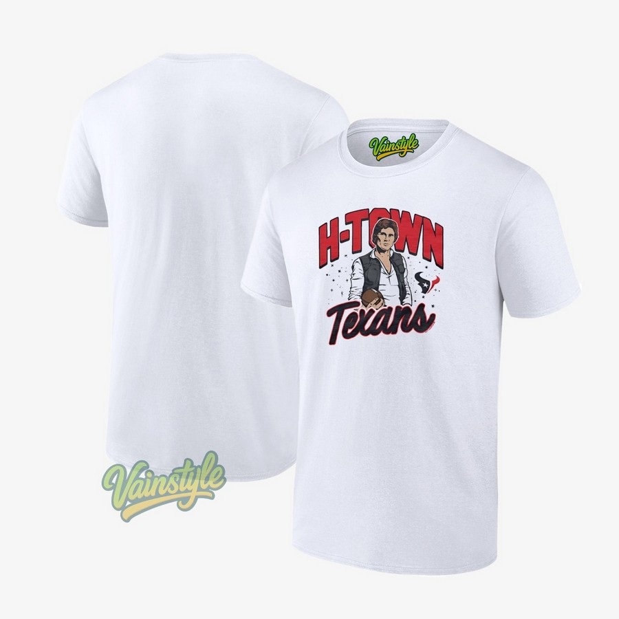 Star Wars X Houston Texans Luke Skywalker H Town Texans T-Shirt