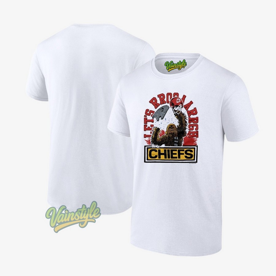 Star Wars X Kansas City Chiefs Chewbacca Let’s Rrooaarrgh T-Shirt