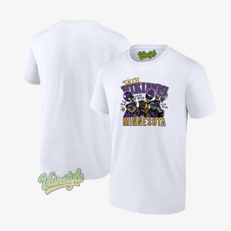 Star Wars X Minnesota Vikings Ewoks Skol Vikings Yub Nub  T-Shirt