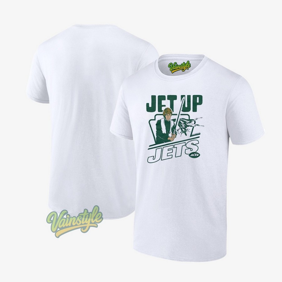 Star Wars X New York Jets Luke Skywalker Jet Up T-Shirt