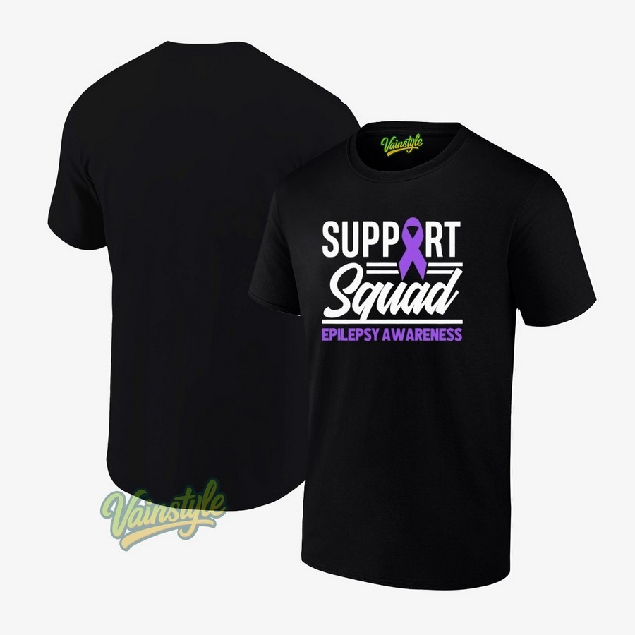 Support Squad Epilepsy Awareness T-Shirt