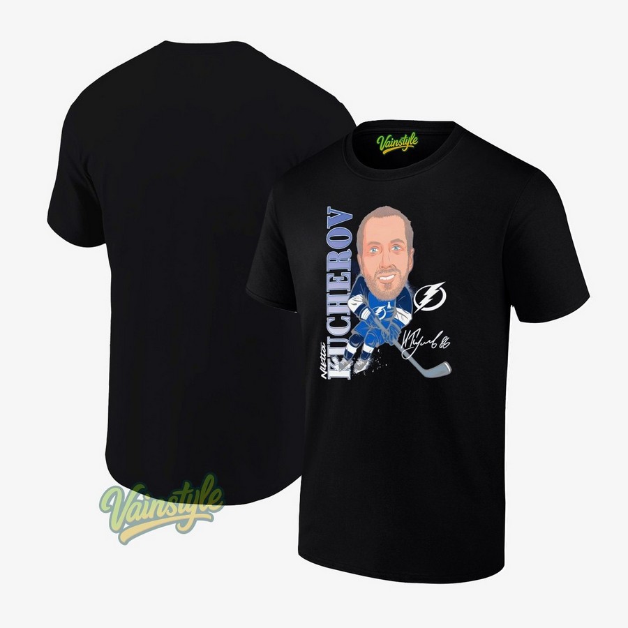 Tampa Bay Lightning Nikita Kucherov Nhl Hockey Chibi T-Shirt Tampa Bay Lightning Nikita Kucherov Nhl Hockey Chibi T-Shirt