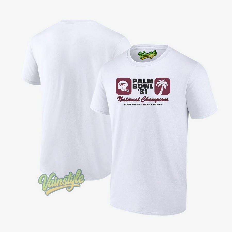 Texas State Palm Bowl 1981 National Championship T-Shirt Texas State Palm Bowl 1981 National Championship T-Shirt