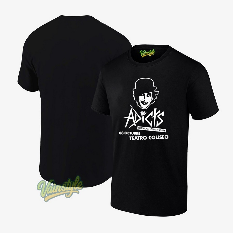 The Adicts Teatro Coliseo Oct 8 2025 Black T-Shirt