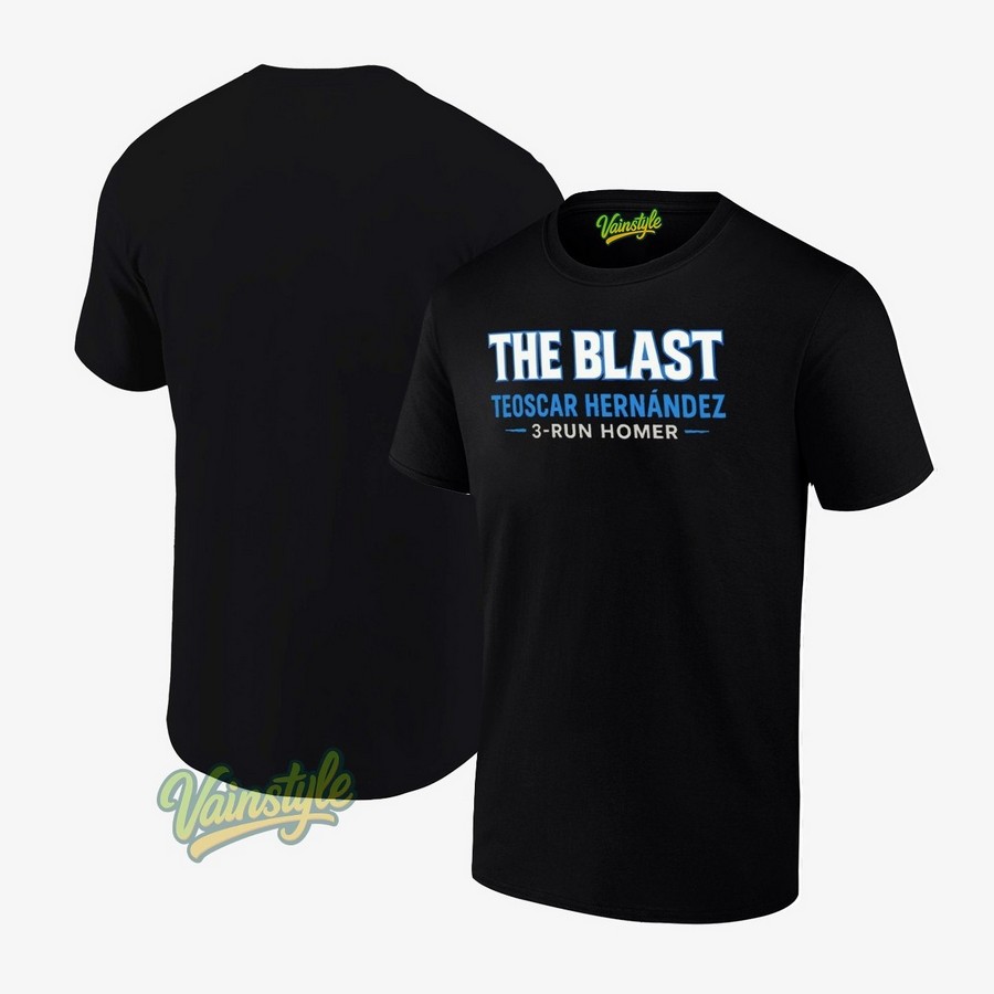 The Blast Teoscar Hernandez 3 Run Homer T-Shirt The Blast Teoscar Hernandez 3 Run Homer T-Shirt
