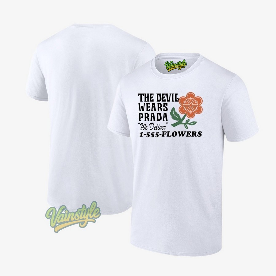 The Devil Wears Prada Flowers 2025 T-Shirt The Devil Wears Prada Flowers 2025 T-Shirt