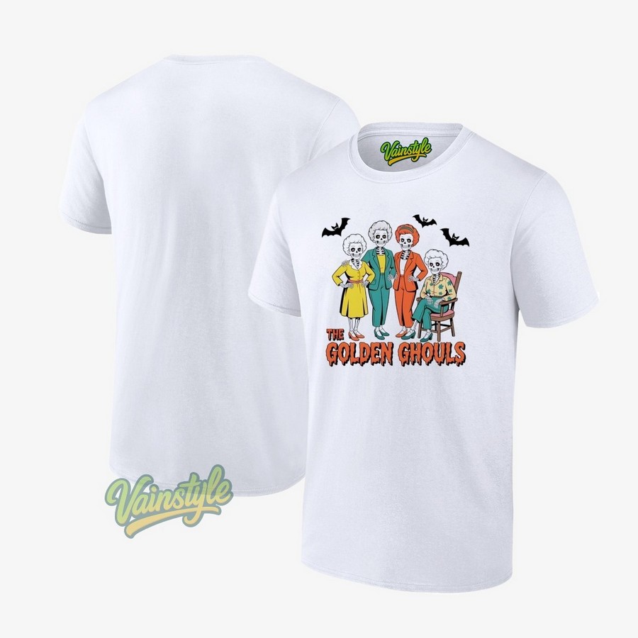 The Golden Ghouls Girls Halloween T-Shirt The Golden Ghouls Girls Halloween T-Shirt
