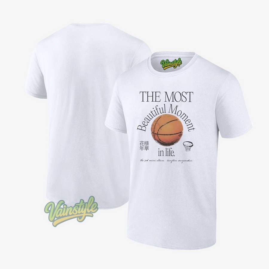 The Most Beautiful Moment In Life The 3rd Mini Album Basketball T-Shirt The Most Beautiful Moment In Life The 3rd Mini Album Basketball T-Shirt