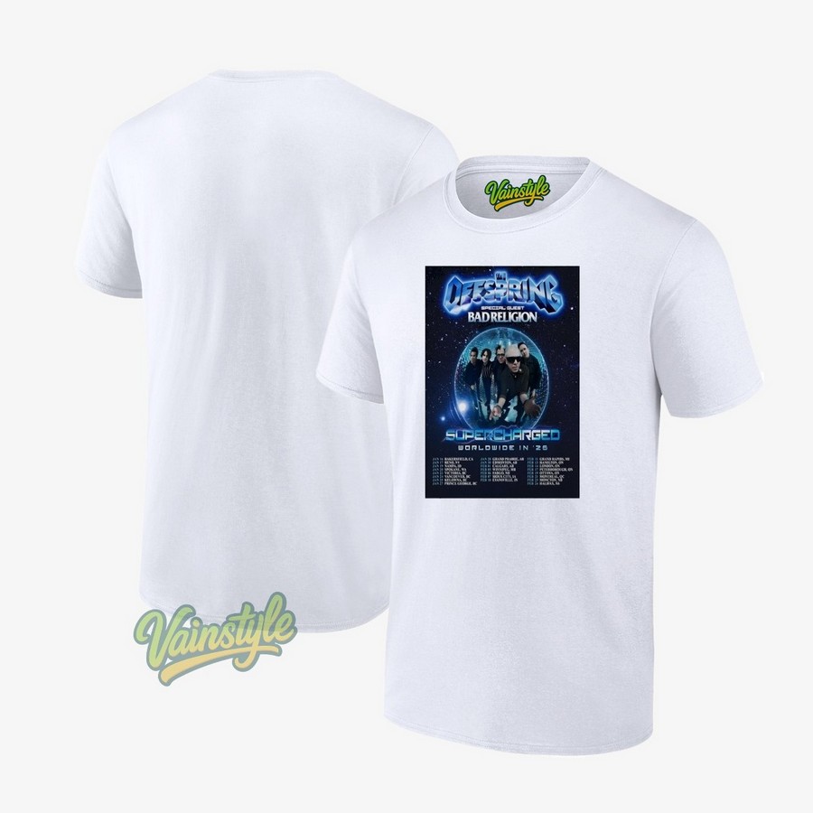 The Offspring Worldwide In 2026 Poster T-Shirt The Offspring Worldwide In 2026 Poster T-Shirt