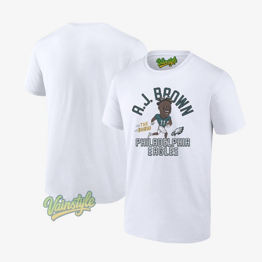 The Show Aj Brown Philadelphia Eagles T-Shirt The Show Aj Brown Philadelphia Eagles T-Shirt