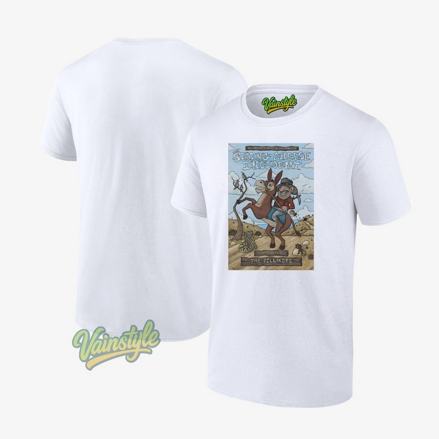 The String Cheese Incedent Oct 4 2025 The Fillmore San Francisco Ca Poster T-Shirt The String Cheese Incedent Oct 4 2025 The Fillmore San Francisco Ca Poster T-Shirt