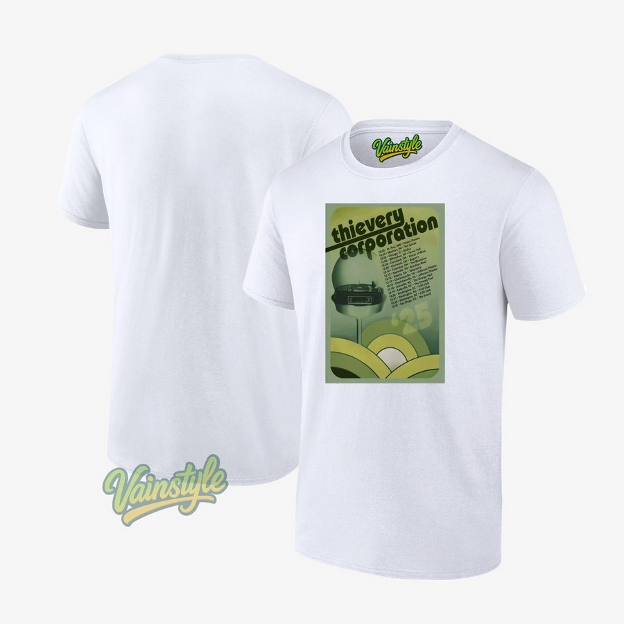 Thievery Corporation Tour 2025 Poster T-Shirt Thievery Corporation Tour 2025 Poster T-Shirt