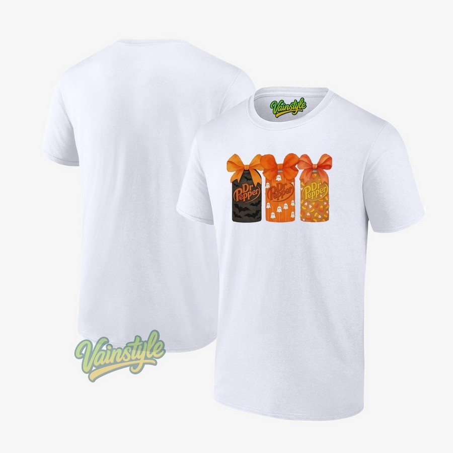 Three Dr Pepper Halloween T-Shirt Three Dr Pepper Halloween T-Shirt